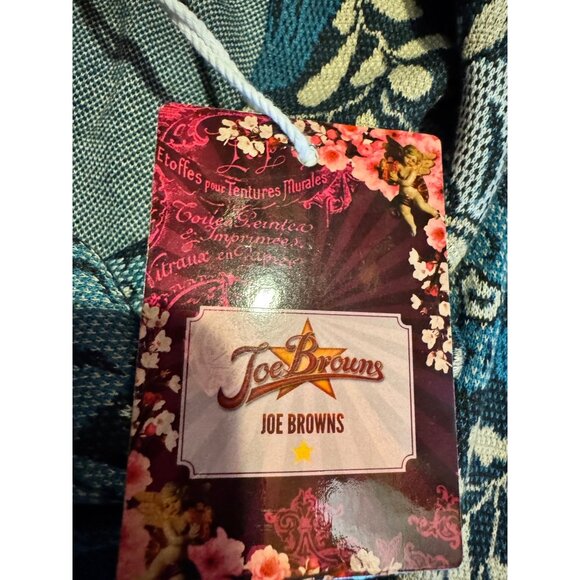 Joe Browns Womens Floral Cowl Neck Tunic Dress W/ Pockets Blue & Cream M - Picture 8 of 10